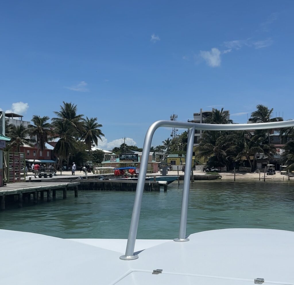 view-of-dock-in-san-pedro-belize-from-water-taxi